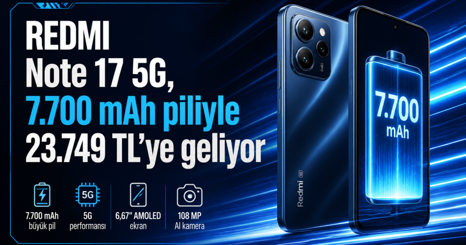 Redmi Note 17 5G haber görseli – 29 Oct 2026, 1.58 pm