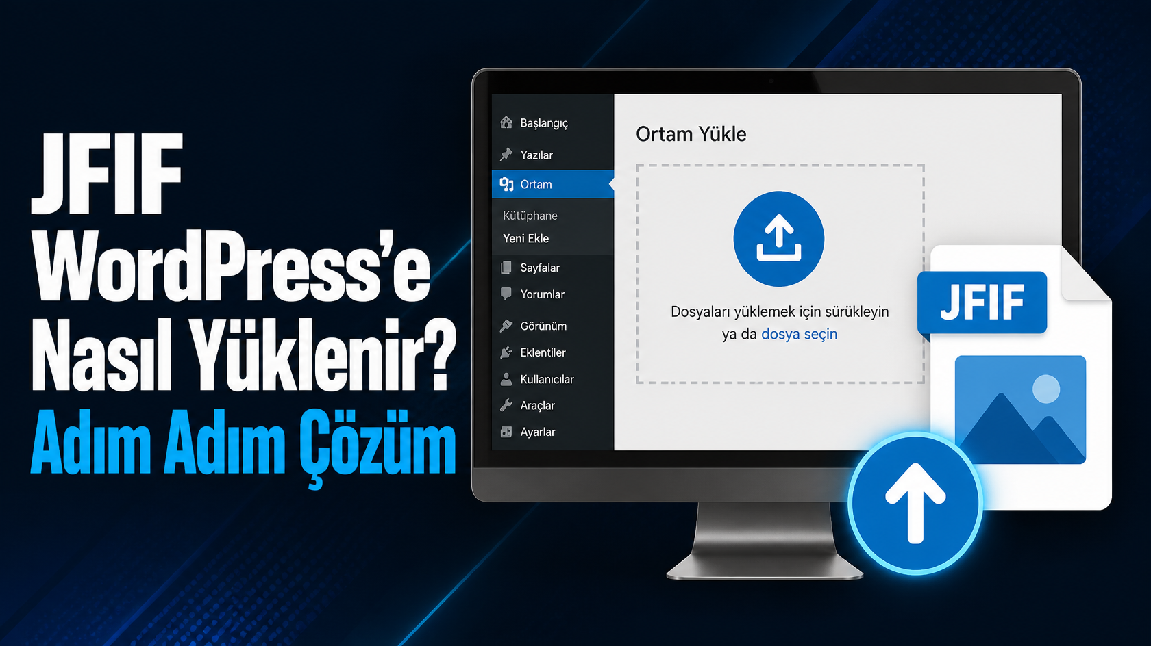 JFIF Wordpress’e Nasıl Yüklenir? Adım Adım Çözüm